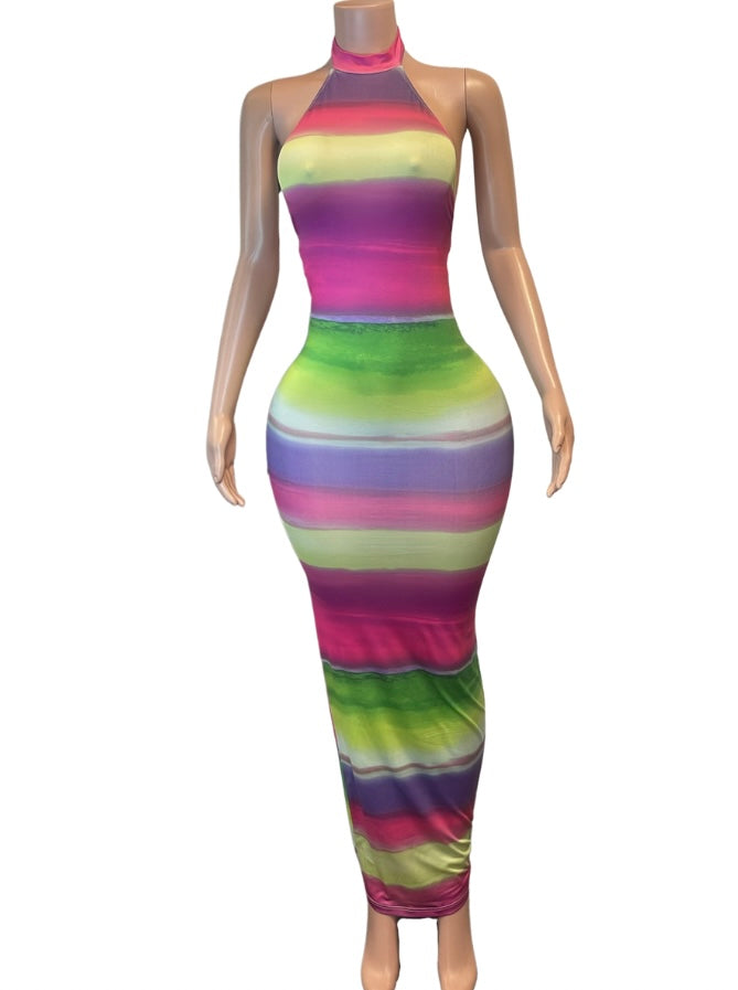 Free Spirit Open Back Dress