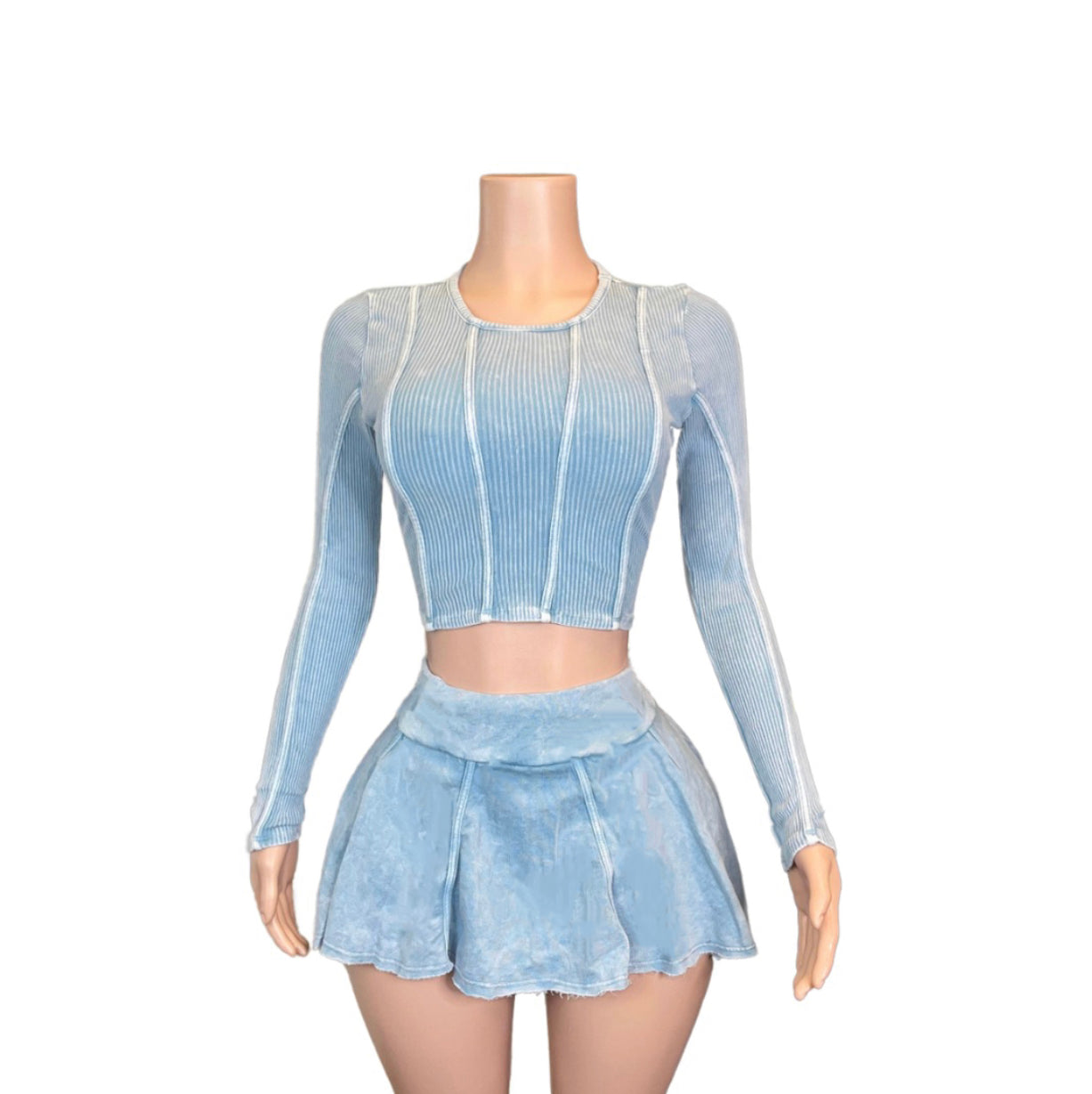 Leave It Better Pleated Skirt Set