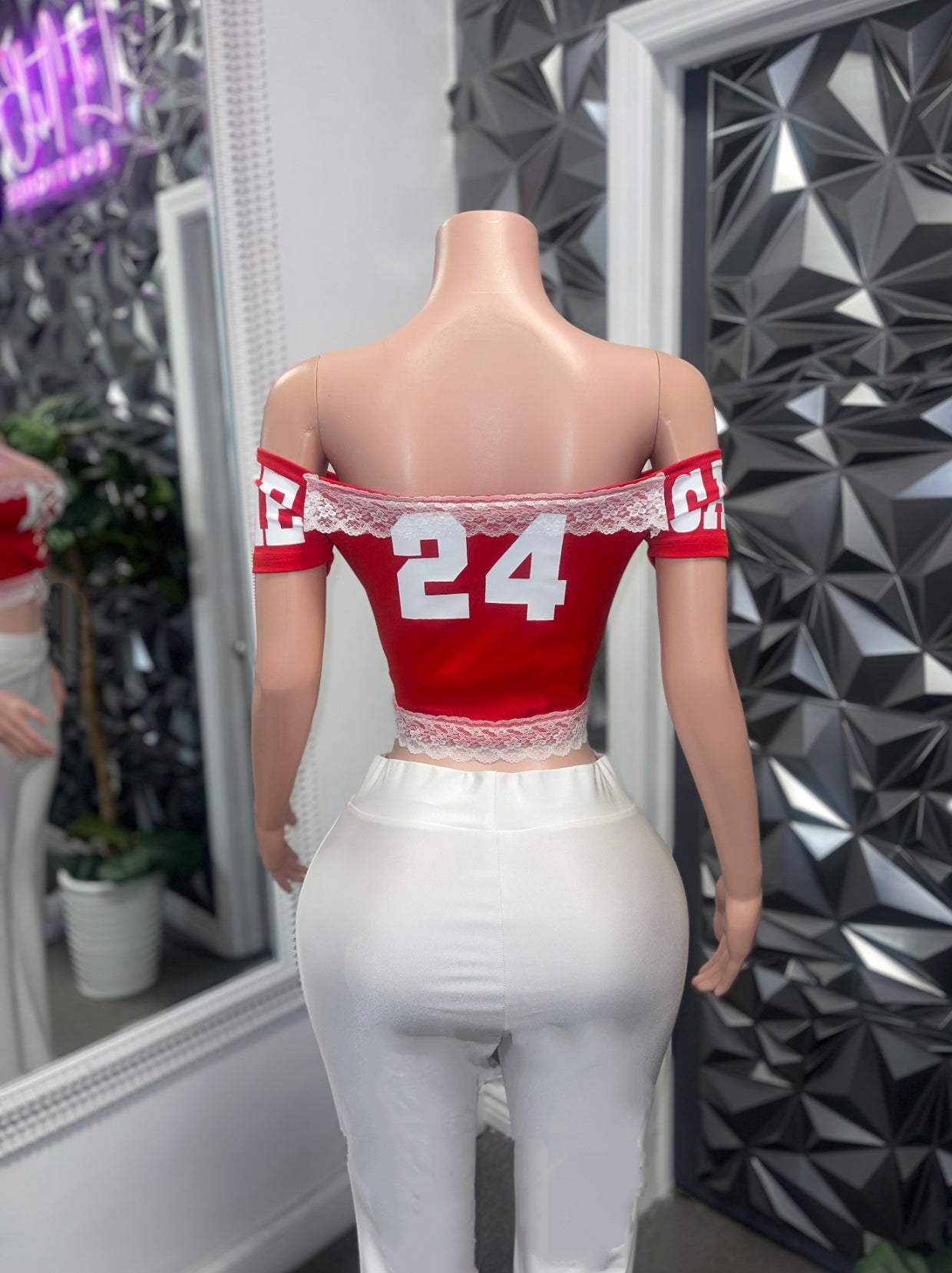 Cheer Her On Crop Top