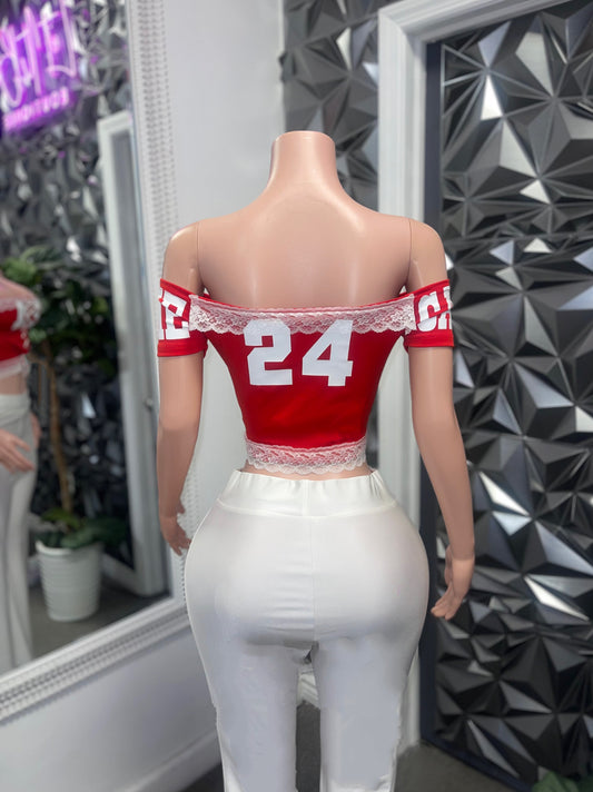 Cheer Her On Crop Top