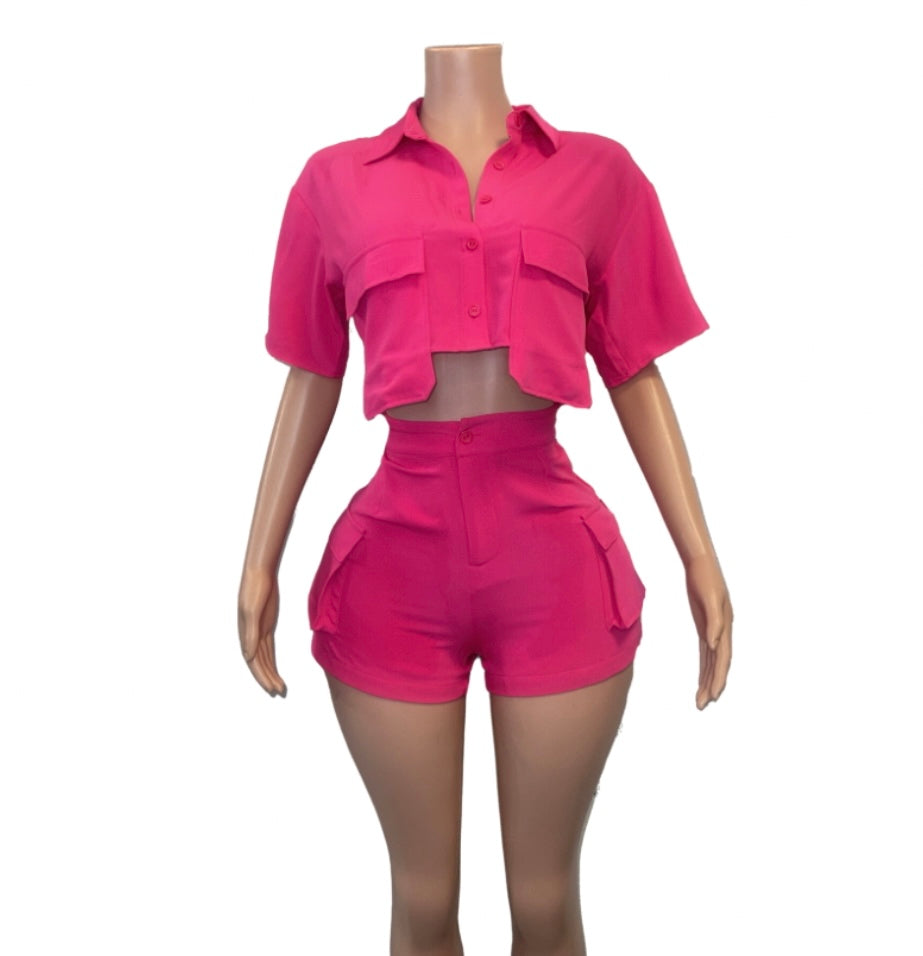 Mystery Girl Shorts Set