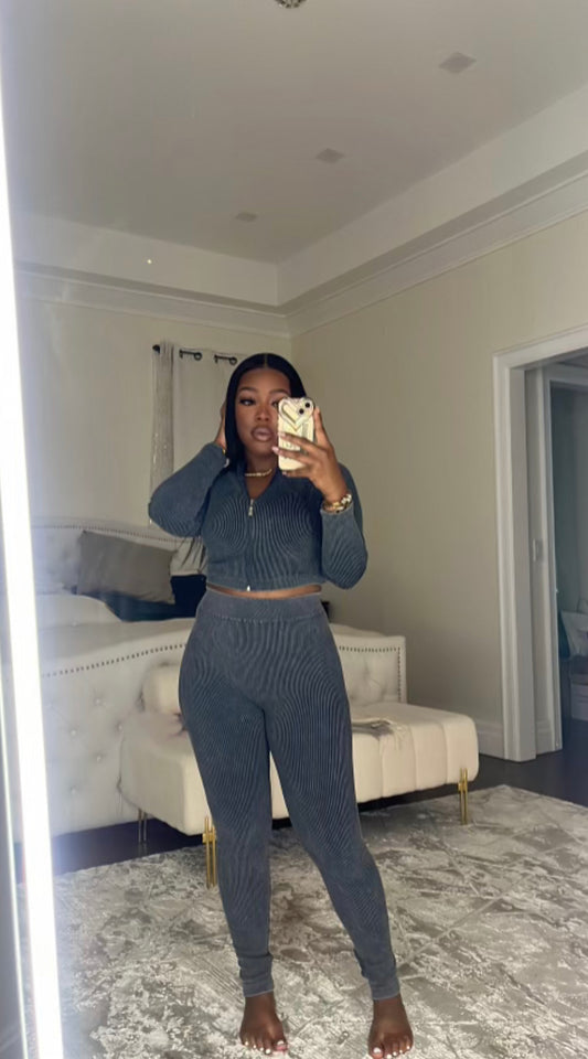 Ribbed Two Piece Set